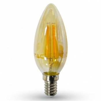Bec LED cu filament SKU-7113 E14 4W 2200K lumina alba calda ieftin