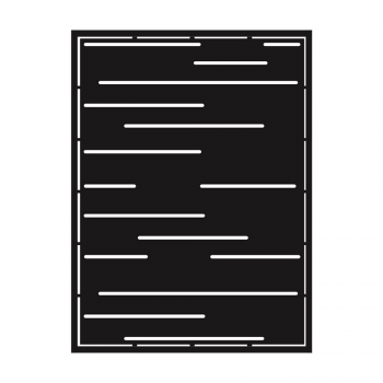 Panou metalic gard Nova, tabla debitata plasma, negru, 1500 x 2000  mm