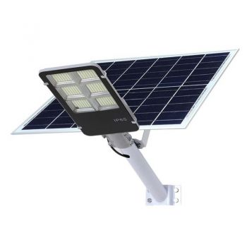 Lampa solara stradala eMazing, IP65, senzor de lumina, autonomie 12-16 ore, material ABS, 38.6 x 13.3 x 6.5 cm, lumina alb rece