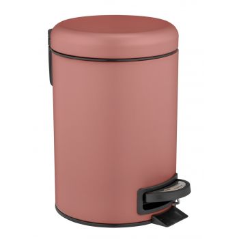 Cos de gunoi pentru cosmetice, Wenko, Leman, 3 L, 17 x 25 x 22.5 cm, plastic, roz ieftin