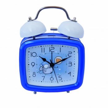 Ceas de masa desteptator pentru copii Pufo Joy, cu buton de iluminare cadran, 16 x 12 cm, model Mouse ieftin