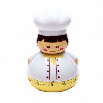 Temporizator Pufo Chef pentru fierberea oualor, 9 cm, galben
