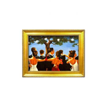 pictură în ulei într-un cadru Jack Vettriano, The Singing Butler