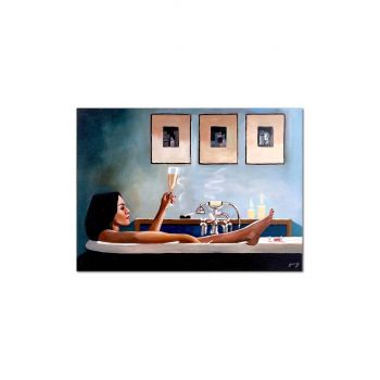 reproducere pictată în ulei Jack Vettriano, Kobieta w wannie