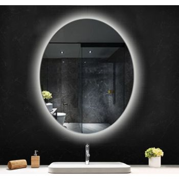 Oglindă, Fluminia, Picasso Ambient 70, cu iluminare LED și dezaburire la reducere