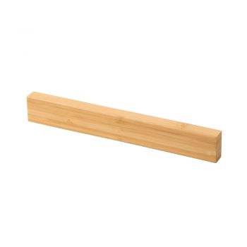 Suport magnetic pentru cutite din bambus,30x4 cm