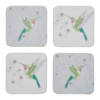 Coasters gri 4 buc. Hummingbirds – Cooksmart ®