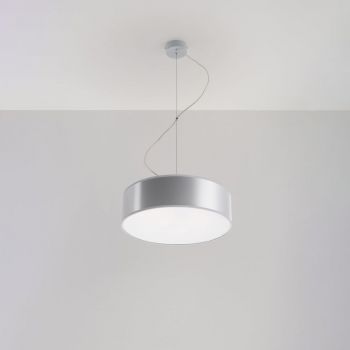 Lustră gri ø 35 cm Atis – Nice Lamps ieftina