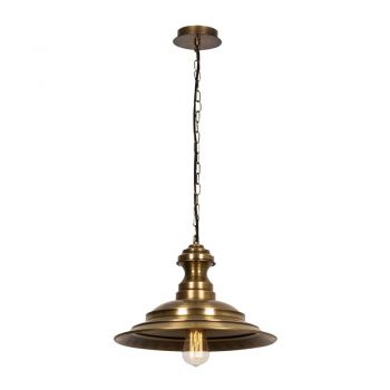 Lustră în culoarea bronz cu abajur din metal ø 39 cm Sivani – Opviq lights