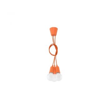 Lustră portocalie ø 15 cm Rene – Nice Lamps ieftina