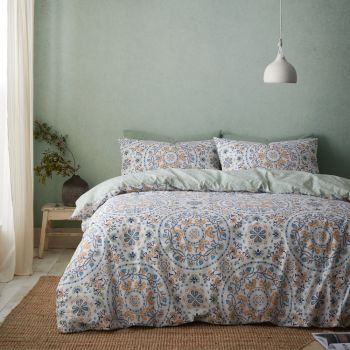 Lenjerie de pat pentru pat dublu 200x200 cm Safiya Mandala – Pineapple Elephant