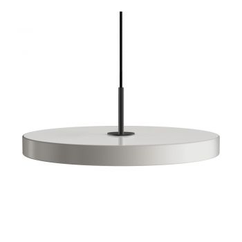 Lustră gri deschis LED cu abajur din metal ø 43 cm Asteria Medium – UMAGE ieftina
