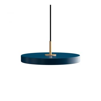 Lustră în culoarea petrolului LED cu abajur din metal ø 31 cm Asteria Mini – UMAGE ieftina