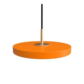 Lustră portocalie LED cu abajur din metal ø 15 cm Asteria Micro – UMAGE la reducere