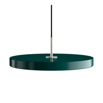 Lustră verde-închis LED cu abajur din metal ø 43 cm Asteria Medium – UMAGE