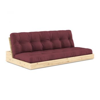 Canapea burgundy extensibilă 196 cm Base – Karup Design