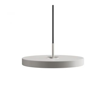 Lustră gri deschis LED cu abajur din metal ø 31 cm Asteria Mini – UMAGE la reducere