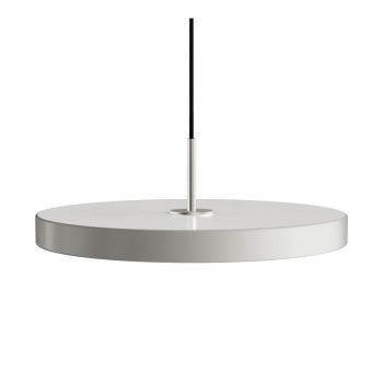 Lustră gri deschis LED cu abajur din metal ø 43 cm Asteria Medium – UMAGE ieftina