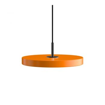 Lustră portocalie LED cu abajur din metal ø 31 cm Asteria Mini – UMAGE