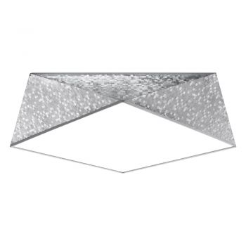 Plafonieră argintie 45x45 cm Koma – Nice Lamps ieftina