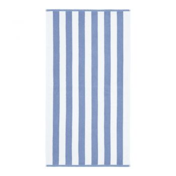 Prosop alb/albastru din bumbac 70x120 cm Stripe Jacquard – Bianca ieftin