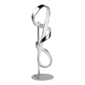 Veioză argintie LED (înălțime 47 cm) Padua – Trio