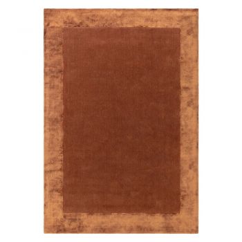 Covor cărămiziu handmade din amestesc de lână 160x230 cm Ascot – Asiatic Carpets