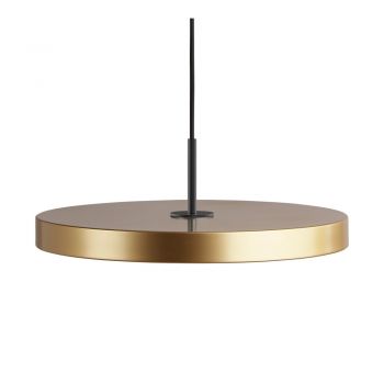Lustră aurie LED cu abajur din metal ø 43 cm Asteria Medium – UMAGE ieftina