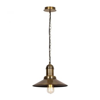 Lustră în culoarea bronz cu abajur din metal ø 30 cm Sivani – Opviq lights