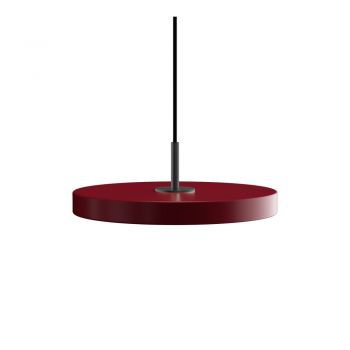 Lustră roșie LED cu abajur din metal ø 31 cm Asteria Mini – UMAGE ieftina