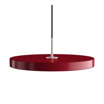 Lustră roșie LED cu abajur din metal ø 43 cm Asteria Medium – UMAGE