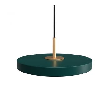 Lustră verde-închis LED cu abajur din metal ø 15 cm Asteria Micro – UMAGE ieftina
