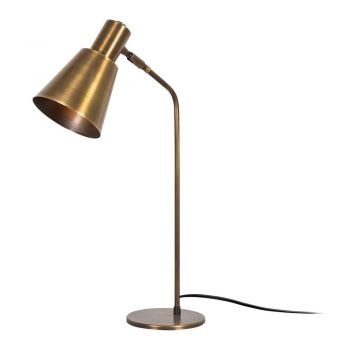 Veioză în culoarea bronz cu abajur din metal (înălțime 50 cm) Sivani – Opviq lights