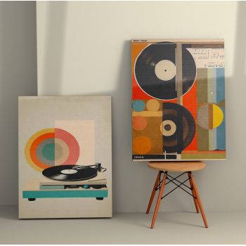 Tablou Canvas (2 bucăți) 2KNV4377, Multicolor, 110x70 cm