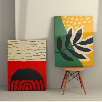 Tablou Canvas (2 bucăți) Rustic 17, Multicolor, 150x100 cm