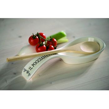 Suport pentru lingura Dolce Casa La Casa Di Campagna, Tognana Porcellane, 23 cm, ceramica, alb ieftin