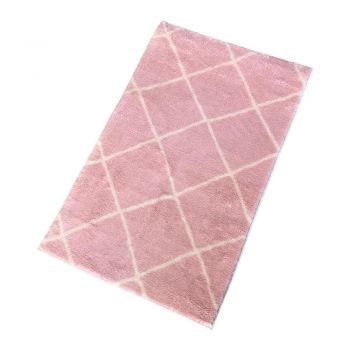 Covoraș de baie roz 50x80 cm Diamond – Mila Home ieftin