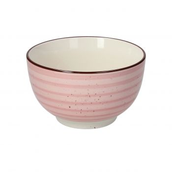Bol Louise Urban, Tognana Porcellane, 14 cm, ceramica, roz
