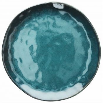 Farfurie intinsa, Tognana, Nordik Ocean, 26 cm Ø, ceramica, turcoaz ieftina