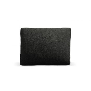 Perna decorativa, Camden, Cosmopolitan Design, 40x60x11 cm, tesatura chenille, negru