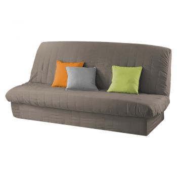 Husă pentru mobilier de șezut maro elastică pentru canapea pentru mobilă cu 3 locuri Essentiel – douceur d'intérieur