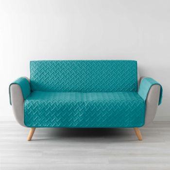 Husă pentru mobilier de șezut turcoaz protectoare pentru canapea pentru mobilă cu 3 locuri Lounge – douceur d'intérieur