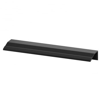 Maner pentru dulap baie Cersanit City negru mat, 20 cm