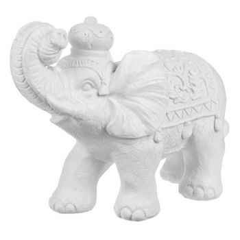 Decoratiune pentru gradina Elefant,ceramica,30x13x24 cm