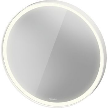 Oglinda Duravit Vitrium d 70cm iluminare LED cu senzor IP44 alb mat