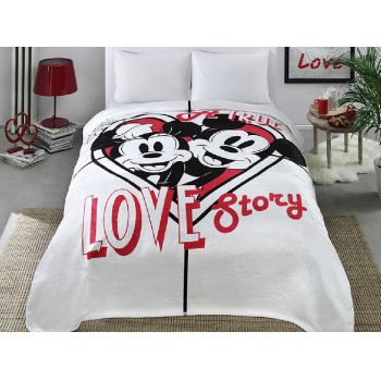 Patura Mickey & Minnie Love Story 220x240 cm