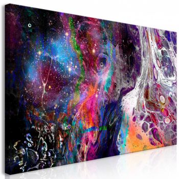 Tablou - Colourful Galaxy (1 Part) Wide 120x60 cm