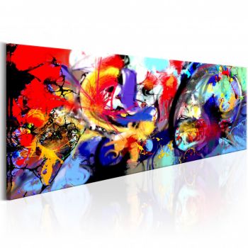 Tablou - Colourful Immersion 135x45 cm