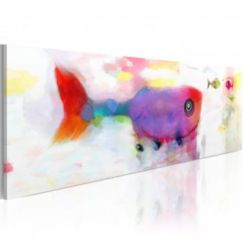 Tablou - Deep-sea fishes 120x40 cm