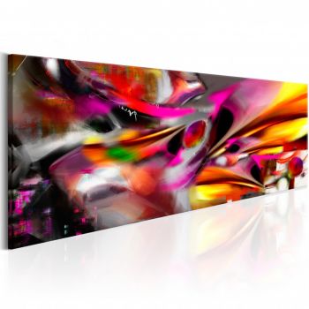 Tablou - Fiery Expression 120x40 cm